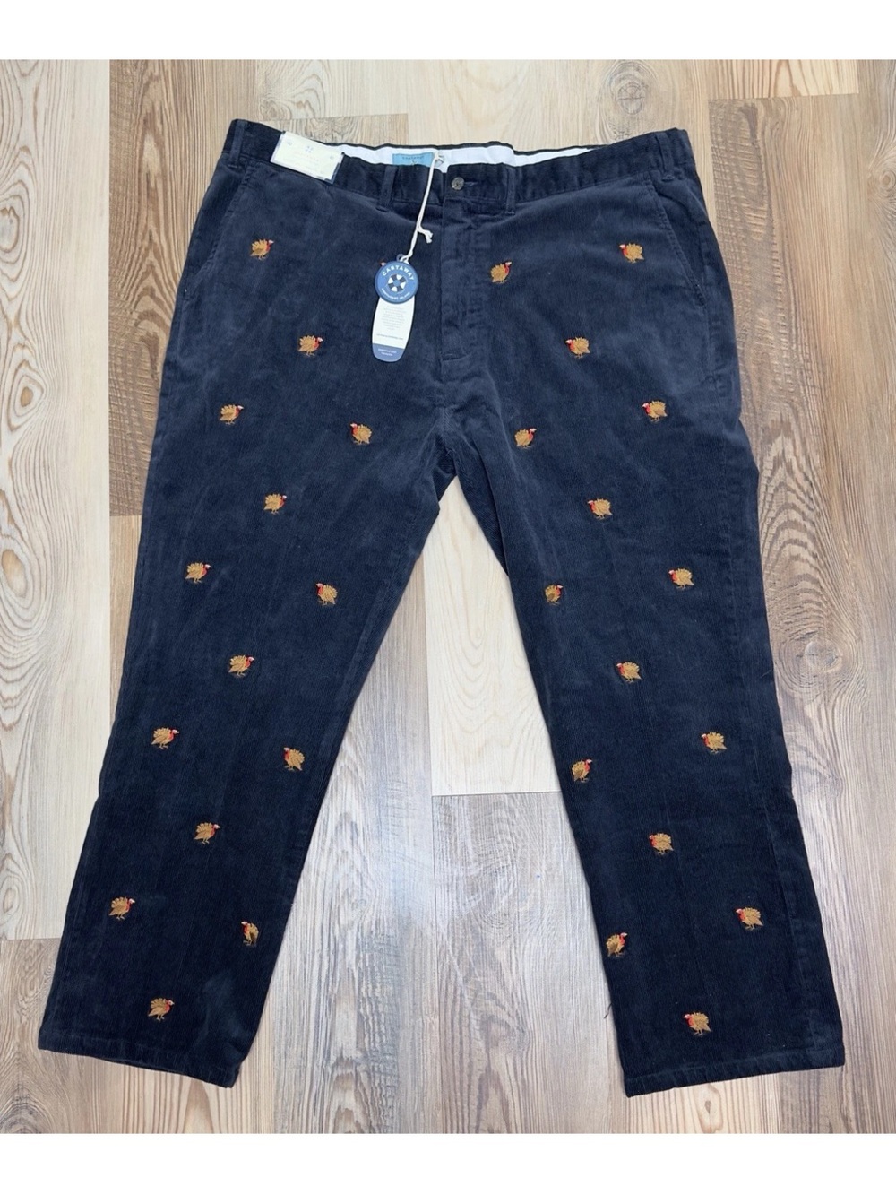 NWT Castaway Nantucket Beachcomber Men’s Corduroy Pant Navy Turkey Size 44/30